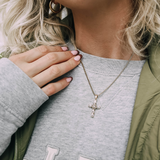 Crystal Cross Necklace