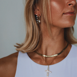 Crystal Drop Stud Earrings