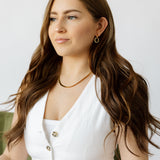 Glitz Ring Hoop Earrings