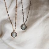 Mother Mary Pearl Necklace