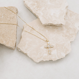 Crystal Cross Necklace