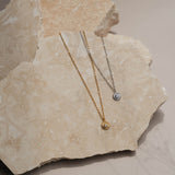 Eucharist necklace gold and silver