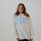 Model full body styling mockneck