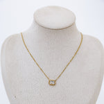 Mannequin displaying crystal necklace