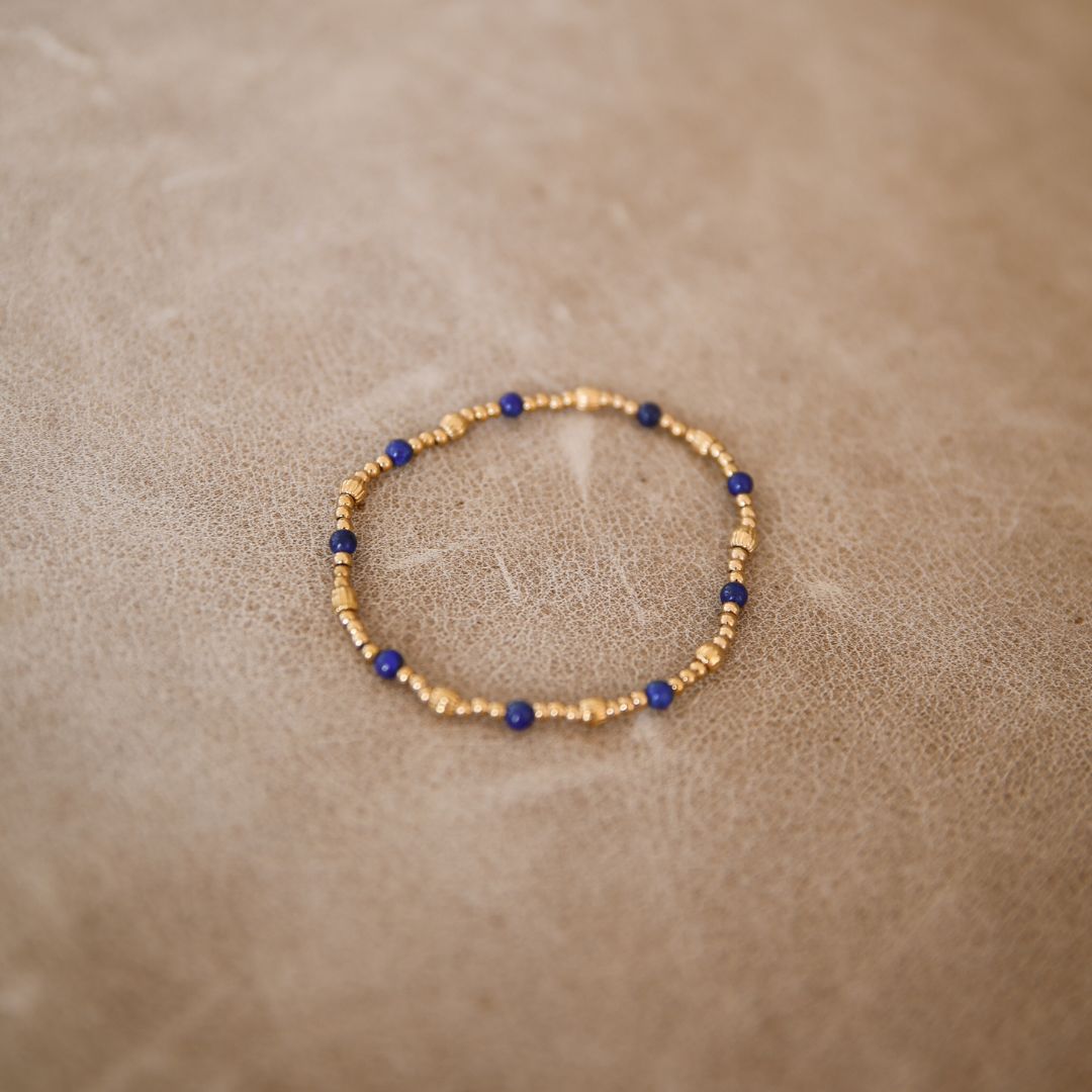 Navy and gold bracelet
