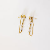 Crystal Drop Stud Earrings