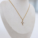 Sophia Pearl Cross Necklace